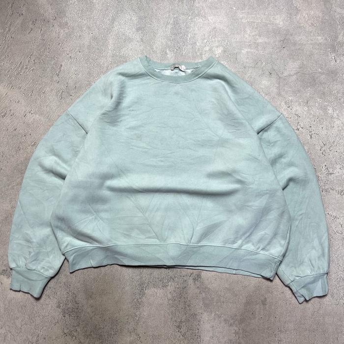 Sweater Crewneck Oversize Wanita Pigment Size M Second 2