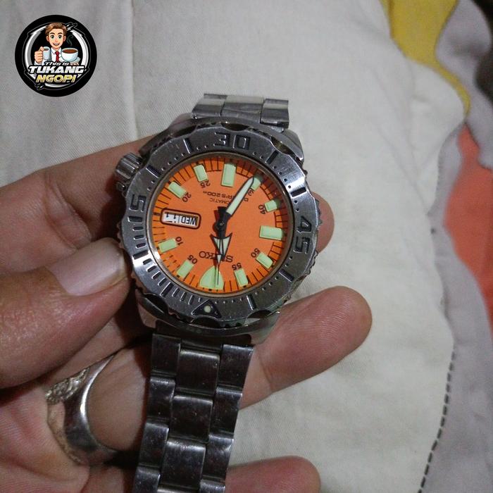 seiko monster orange generasi 1...rantai