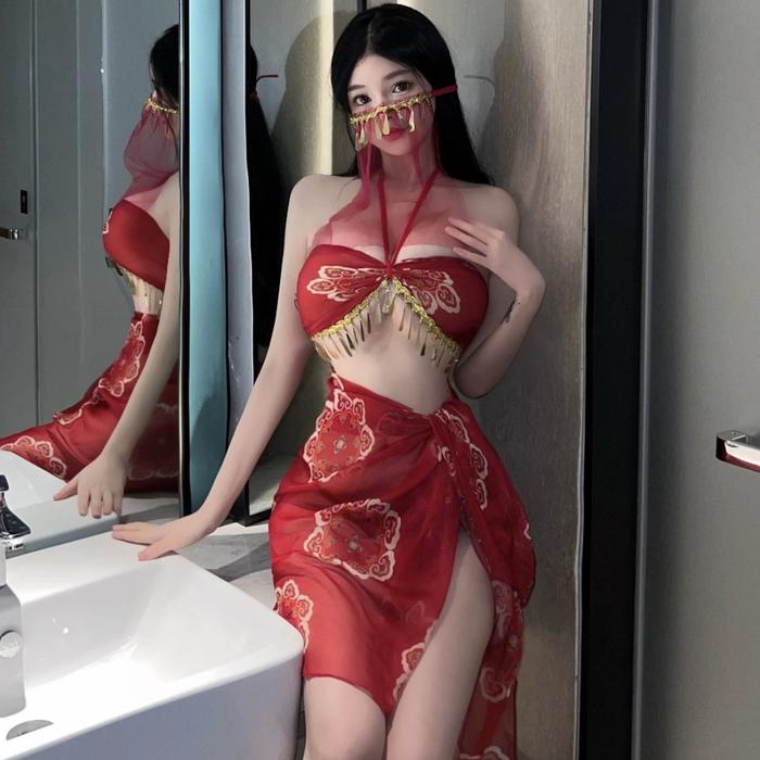Set Lingerie Cosplay Kostum Dinasti China Sexy Hot