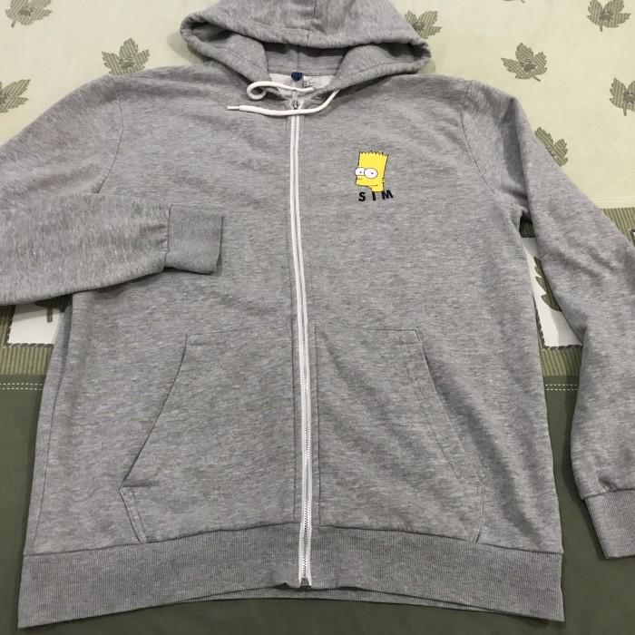 hoodie zipper Divided H&M Basic The Simpsons