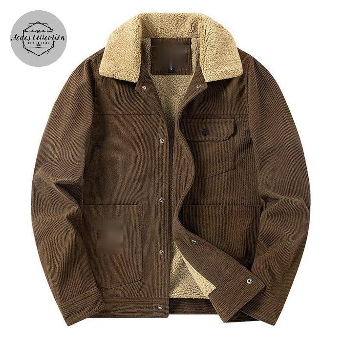 Jaket Corduroy Pria Coat Vintage