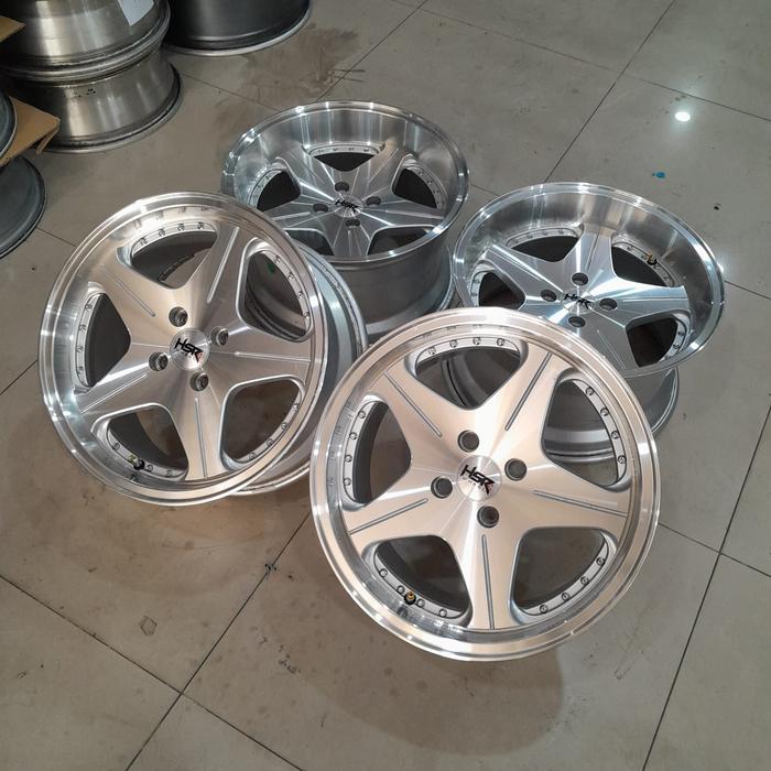 Velg Bekas Racing HSR ANAMBAS Celong R16 Buat Mobil Brio Freed Jazz Yaris Baut 4x100