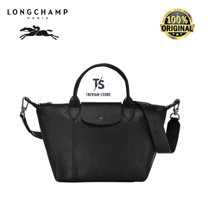 LC Hand Bag Top Handle Le Pliage Mini Cuir Leather Original ORIGINAL