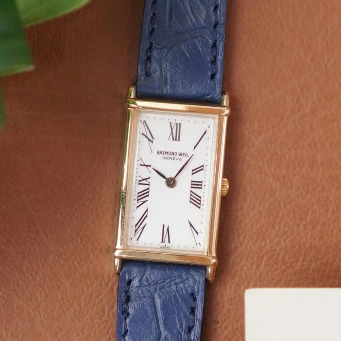 Raymond Weil Geneve Gold Tank Quartz Jam Tangan Wanita