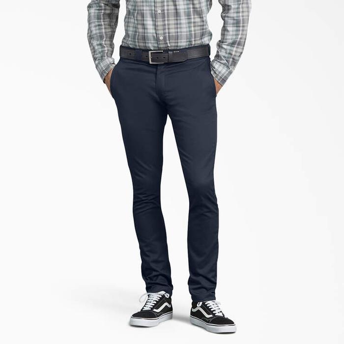 Longpants DICKIES 801 SKINNY FIT CELL POCKET Dark Navy Original
