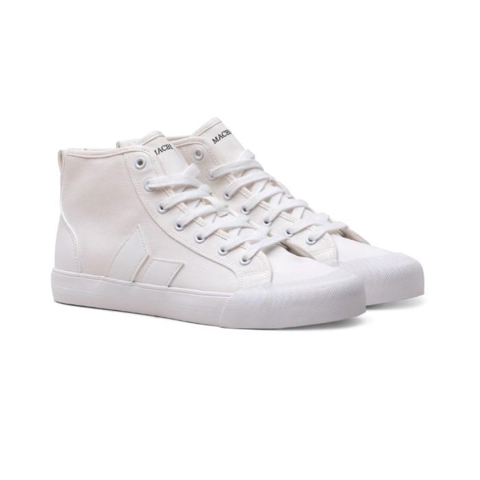 Macbeth Classic Eliot Mid Top - White/White