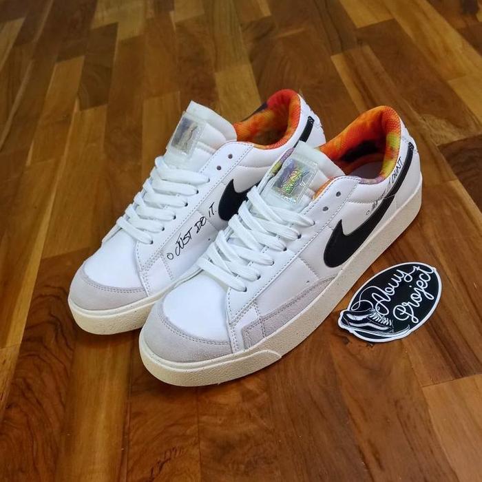 Nike Blazer Low 77 Just do It Vintage White Graffiti Murah