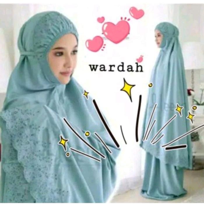Mukena Dewasa Siti Khadijah Katun Bordir Adem Warna Wardah