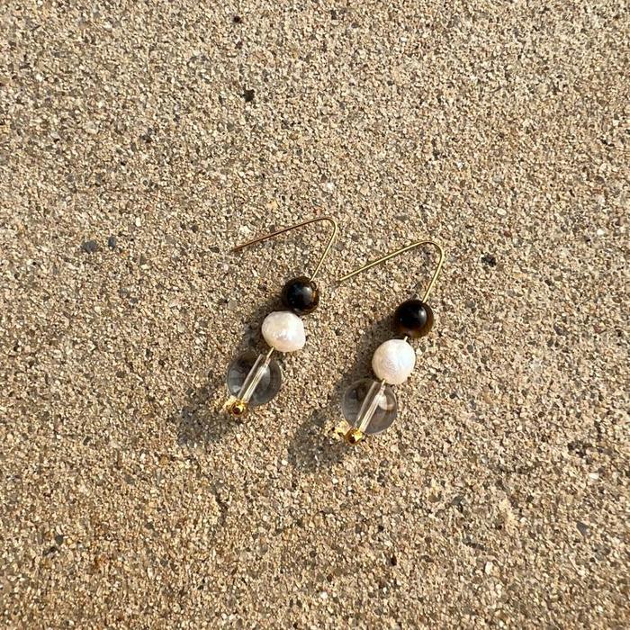 Olive Earring, Olive drop earrings