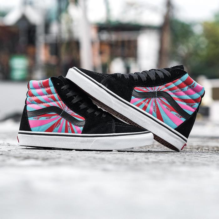 Vans Sk8 Hi Retro Mart Black Multi True White Original