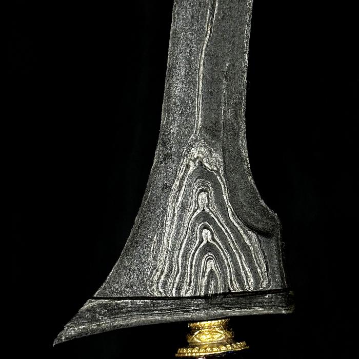 Keris Tilam Upih Pamor Pancuran Mas Tangguh Majapahit Kuno Sepuh