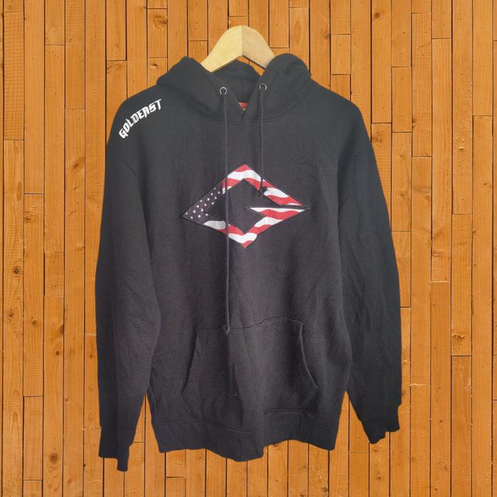 JAKET HOODIE PRIA WANITA GOLDEAST SECOND BRANDED IMPORT BLACK