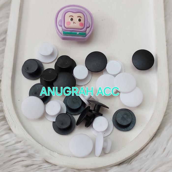 tempelan clay sendal crocs isi 10pcs