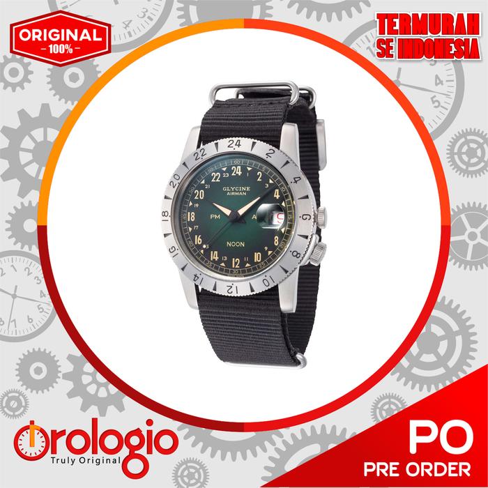 Jam Tangan Glycine Airman Vintage Men's Automatic Watch GL0476