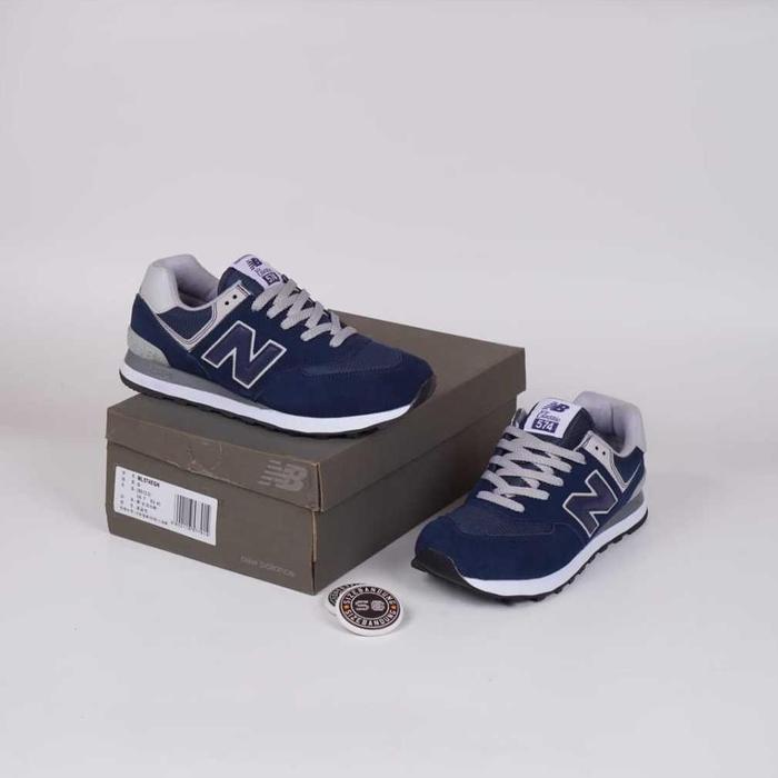 Sepatu New Balance 574 Navy Grey Murah