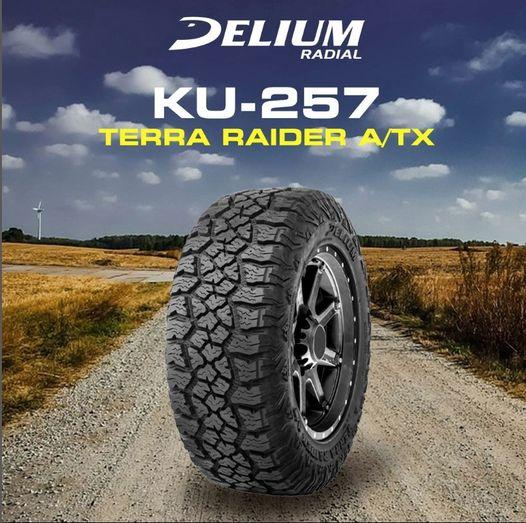 Ban Delium Terra Raider ATX 285 50 R20 Ban AT Xtreme dengan kembang MT Mobil Toyota Land Cruiser Rub