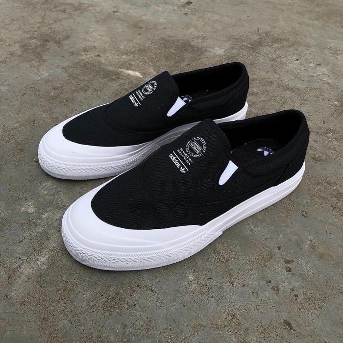 ADIDAS NIZZA RF SLIP-ON Black Black White Class