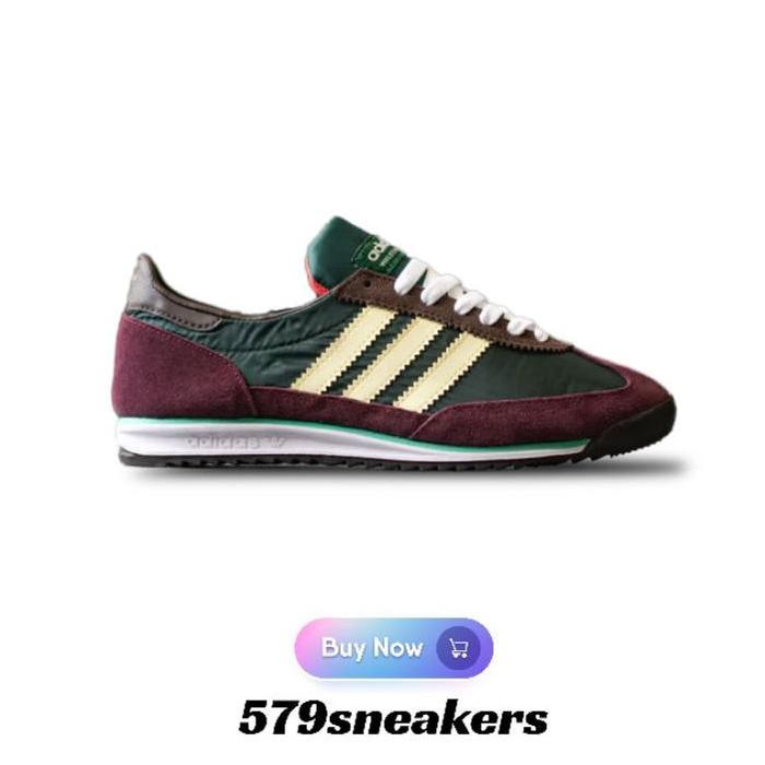 Sepatu Casual Adidas SL72 Men's Walles Bonner Hemp Maroon Original - Adidas SL72 Original Murah