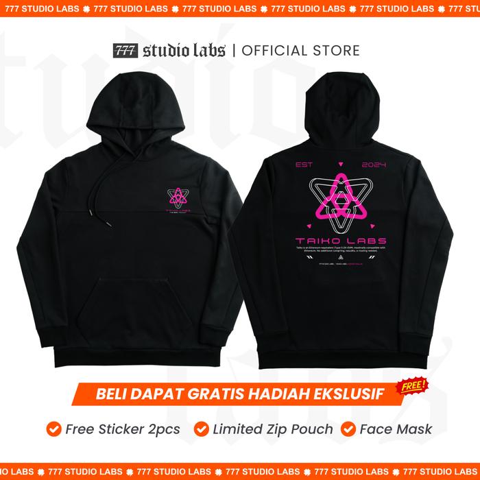 Hoodie Crypto TAIKO $TAIKO - GRATIS STIKER LIMITED EDITION 777 PCS