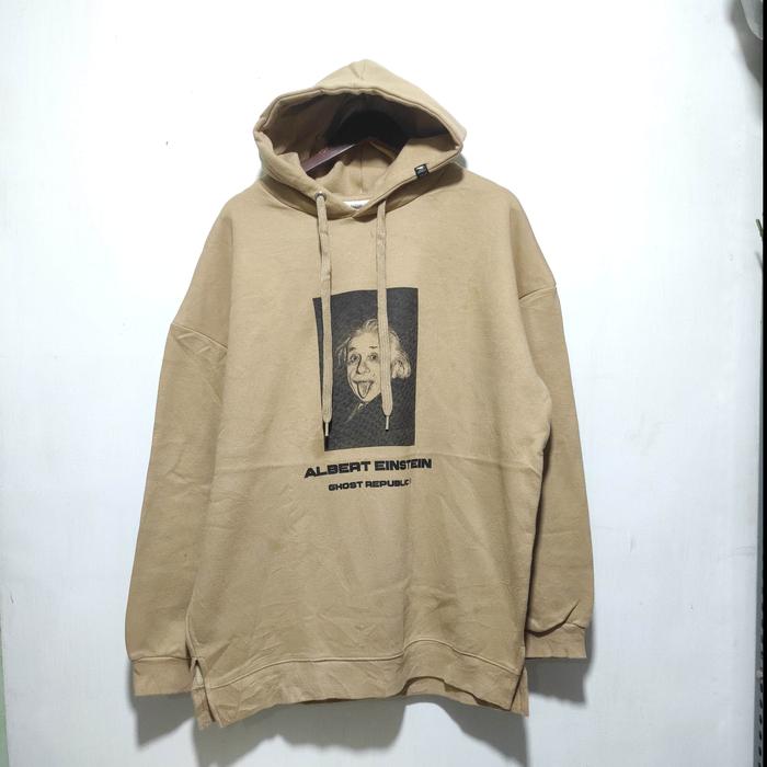 Hoodie Albert Einstein Ghost Republic  Size : L - XL