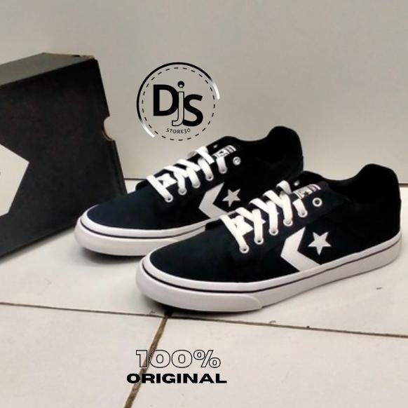 SEPATU CONVERSE | EL DISTRITO OX Black White ORIGINAL