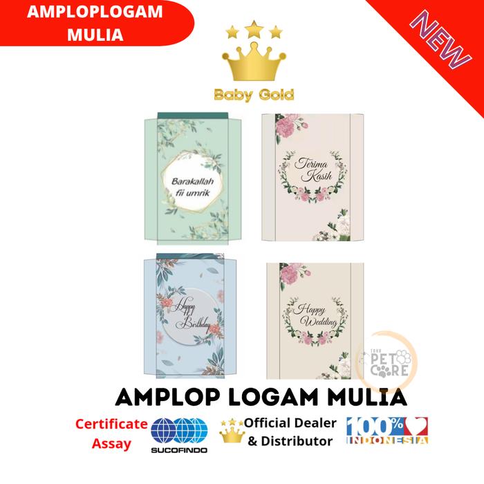 NEW AMPLOP LOGAM MULIA GIFT SERIES