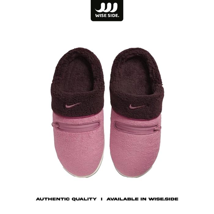 Sepatu Sandal Wanita Nike Burrow SE Slippers Desert Berry Burgundy Crush Womens DR8882-600 ORIGINAL