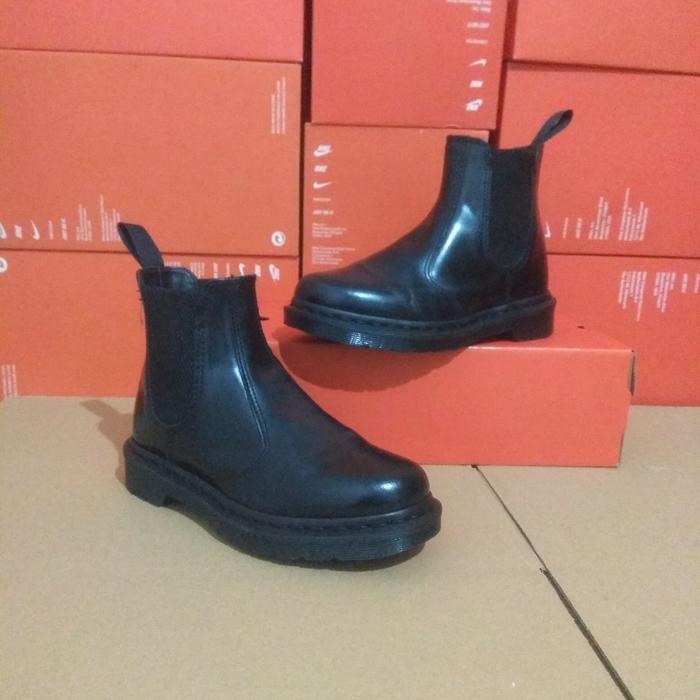 Dr Martens 2976 Black Mono Chelsea Boots (Size 37 - 38) ORI Second