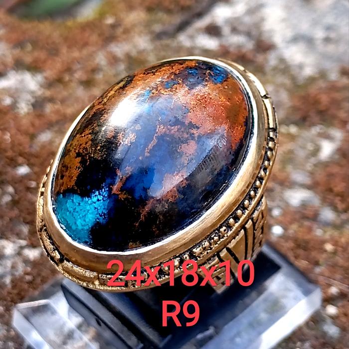 bacan doko kembang /batu bacan/batu pancawarna garut/batu biru