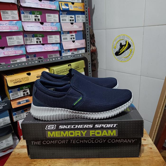 Skechers Slip On Flection 2.0 - Floma Navy Men's