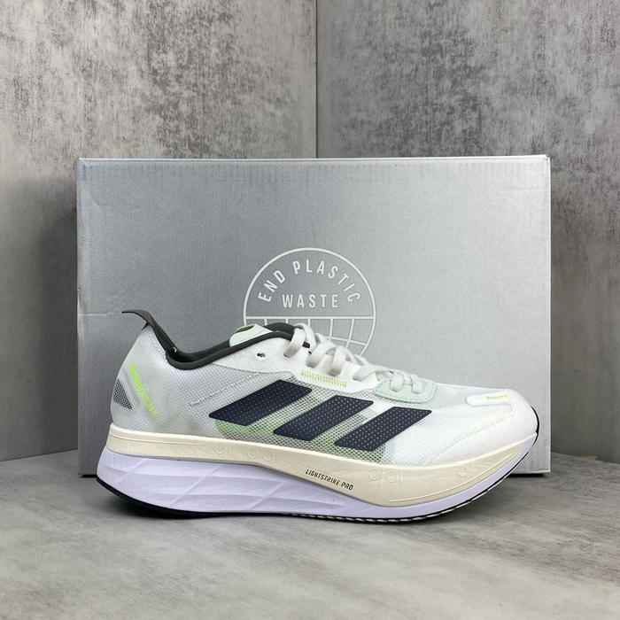 Sepatu Adizero Boston 11 White Black