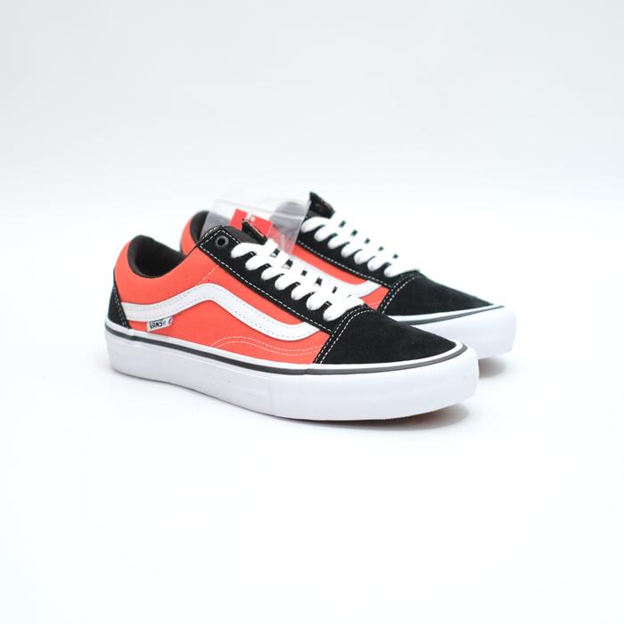 Vans Old Skool Pro Orange Black Original Resmi
