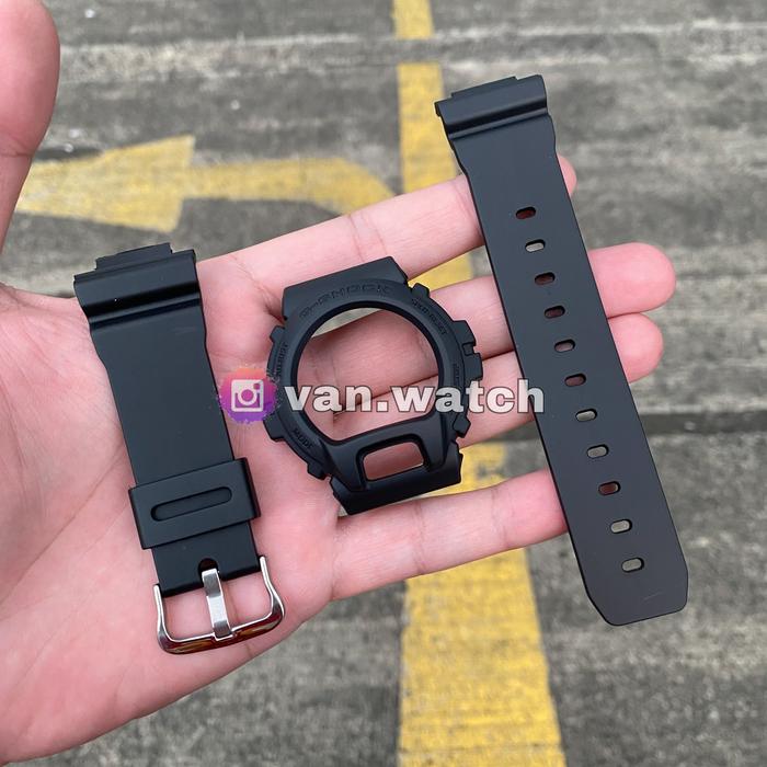 Band Bazel BNB Casio Gshock DW 6900 Hitam Full Black