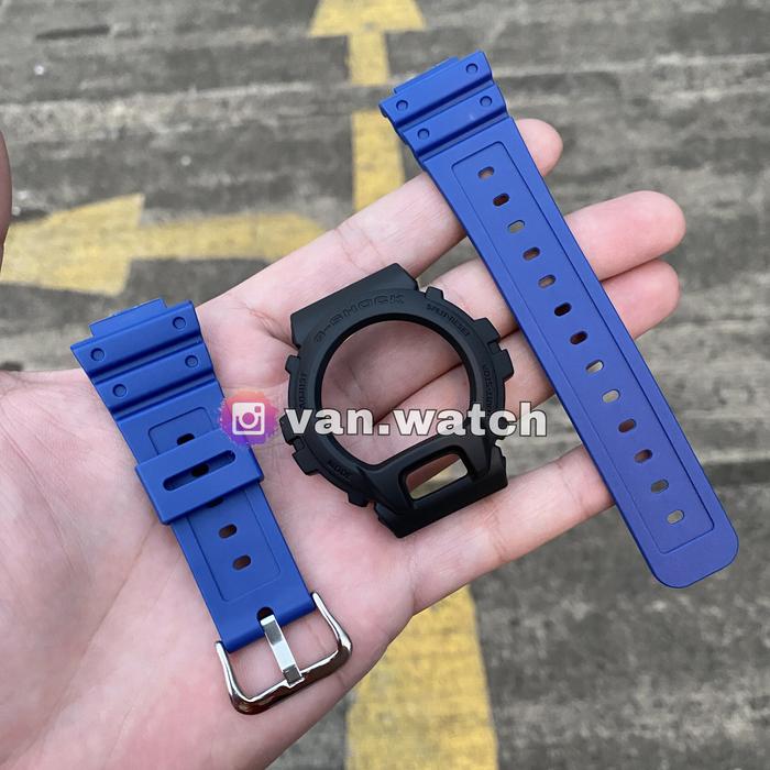 Band Bazel BNB Casio Gshock DW 6900 / DW6900 Strap Warna Biru