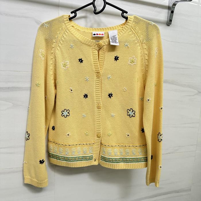 GYMBOREE Girl Cardigan Rajut Kuning Preloved