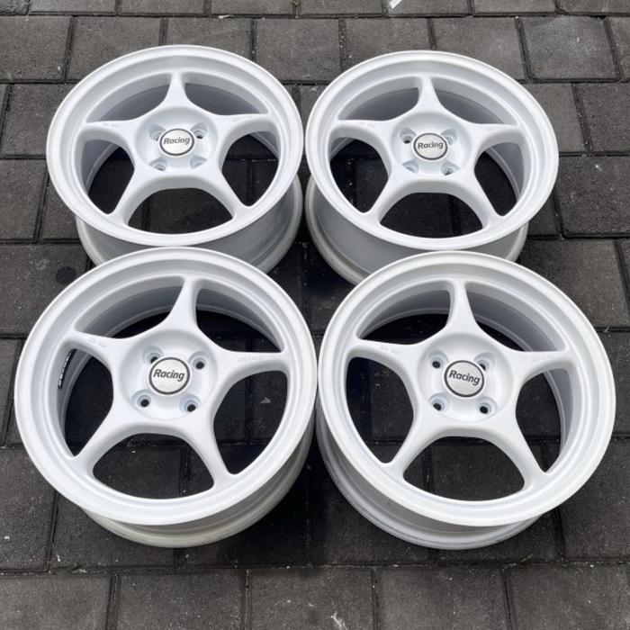 Velg Original Enkei RP01 R15x7 et. 45 4x100 made in Japan RARE Yaris brio jazz
