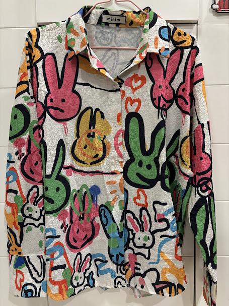 Kemeja Cartoon Unik Preloved