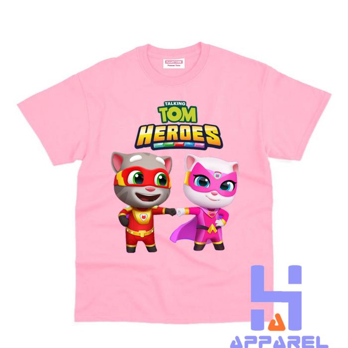 BAJU ANAK KAOS ANAK TALKING TOM HEROES