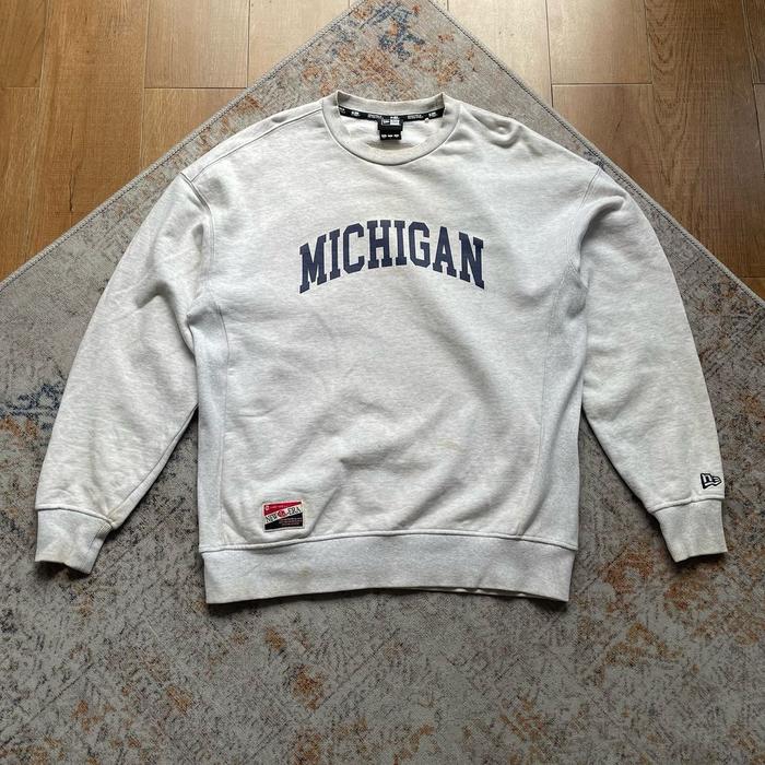 crewneck new era michigan original second branded
