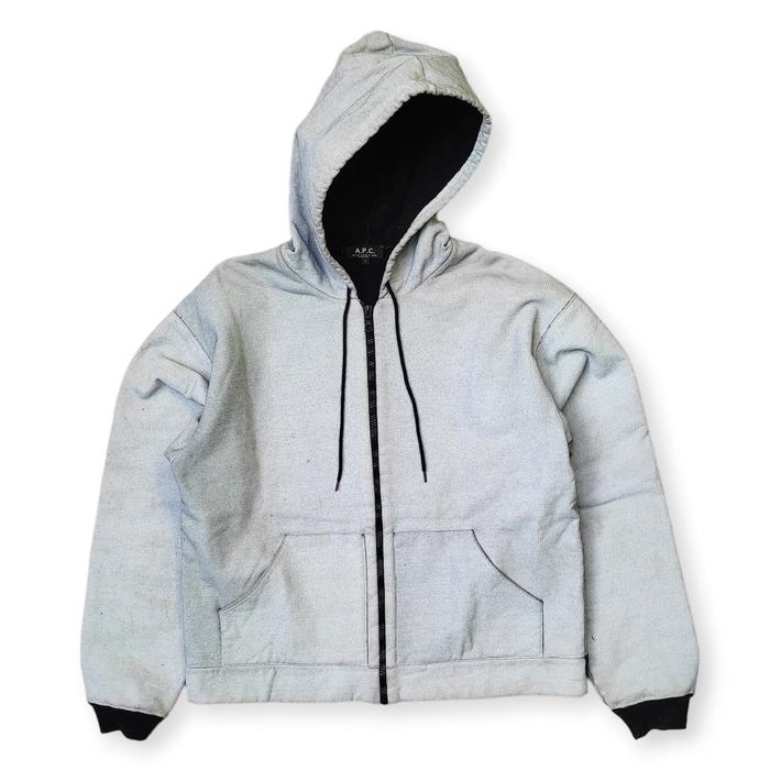 APC Waxed zip Hoodie Jacket / Pigment Print Zip Hoodie