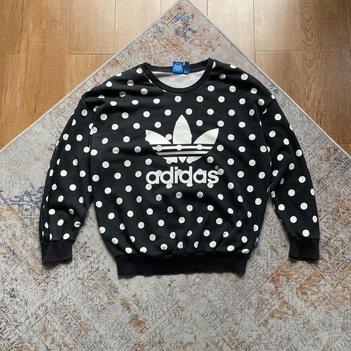 crewneck adidas 3foil polkadots original