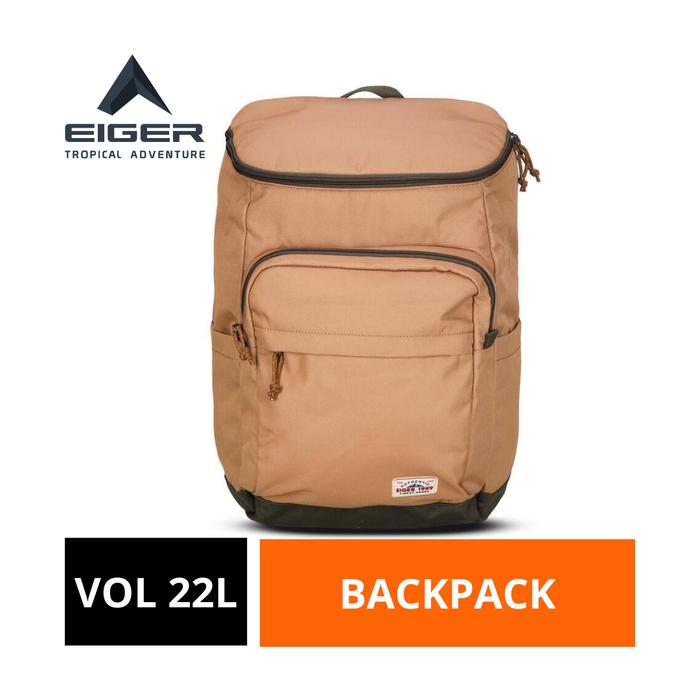 [BISA COD] Tas Ransel Eiger Original 22 Liter VB.11 ZR Backpack Laptop [ 2X LIPAT UANG KEMBALI BILA 