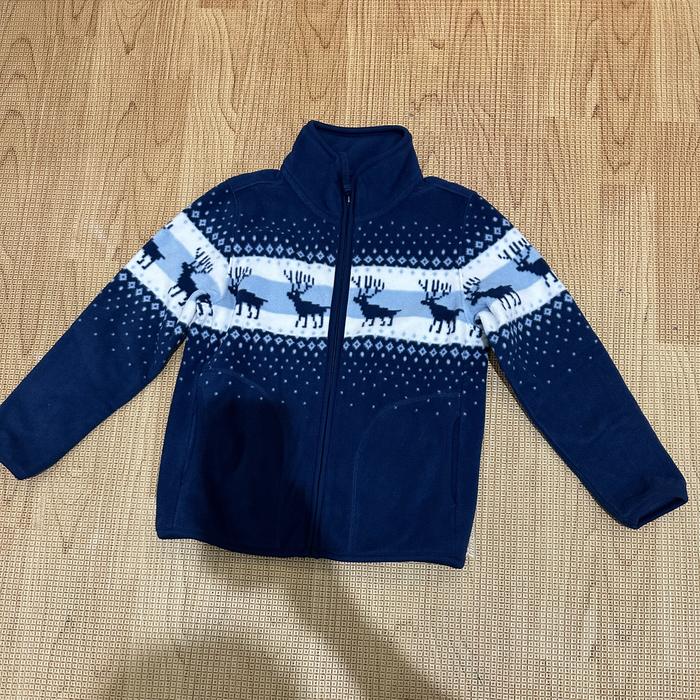 preloved flanel jaket uniqlo size 120