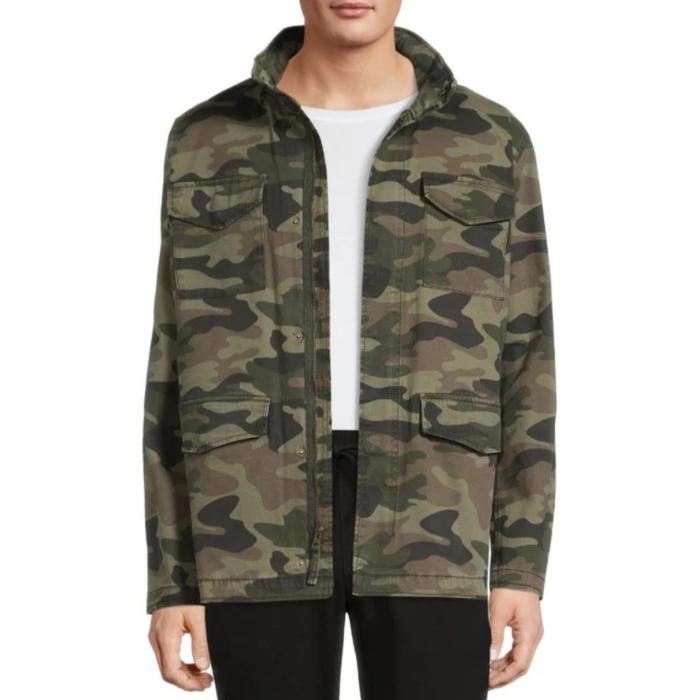 JAKET PARKA PRIA GEORGE HIDDEN HOOD MILITARY JACKET (US BRAND)