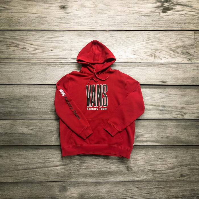 Vans Classic Logo Fleece Pullover Hoodie Second Original Size XL