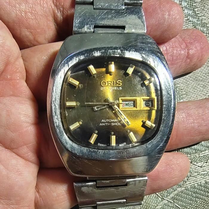 Jam Oris golden vintage automatic