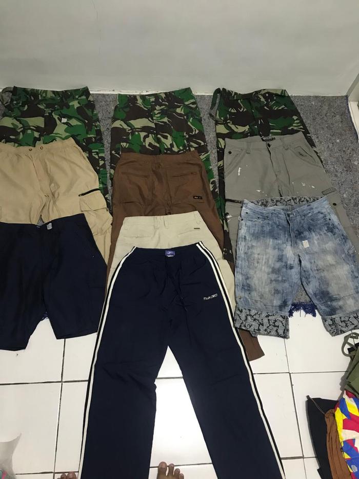 BORONGAN CELANA CARGO,PENDEK,CHINOS,TRAINING