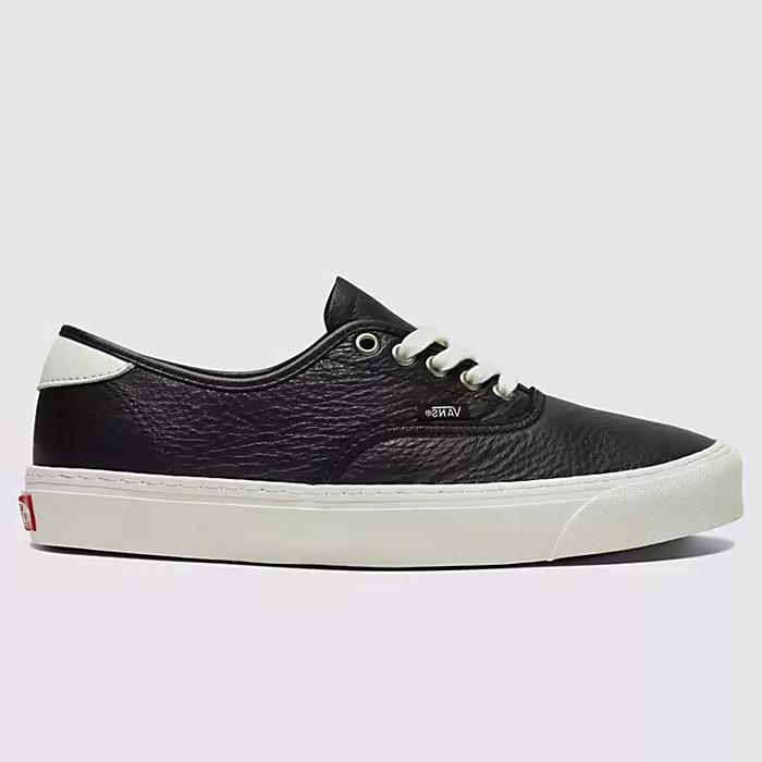 Vans Authentic Leather Lux Black True White