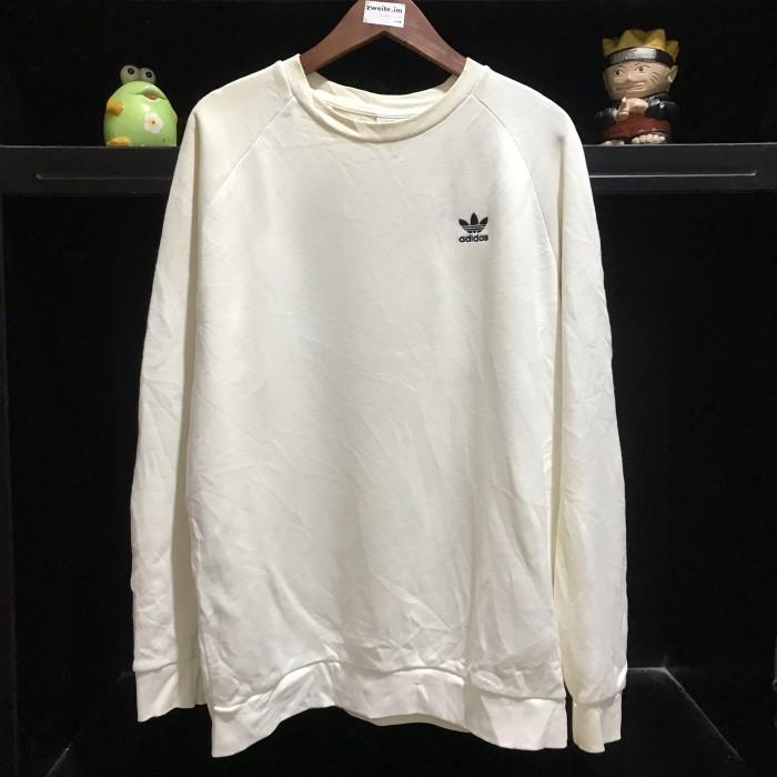 Crewneck Adidas Trefoil Putih 2nd