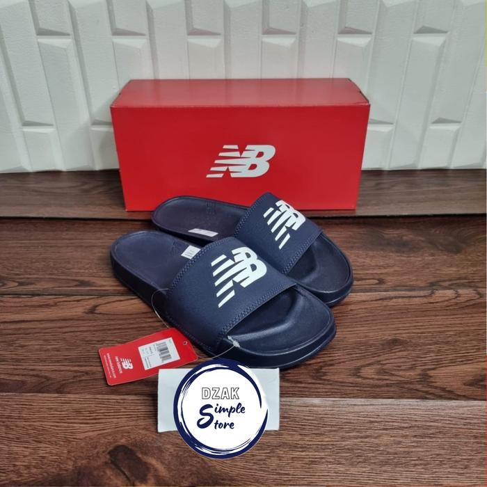 SANDAL NEW BALANCE SLIDE  HOMMES NAVY MEN ORIGINAL - SMF200N1